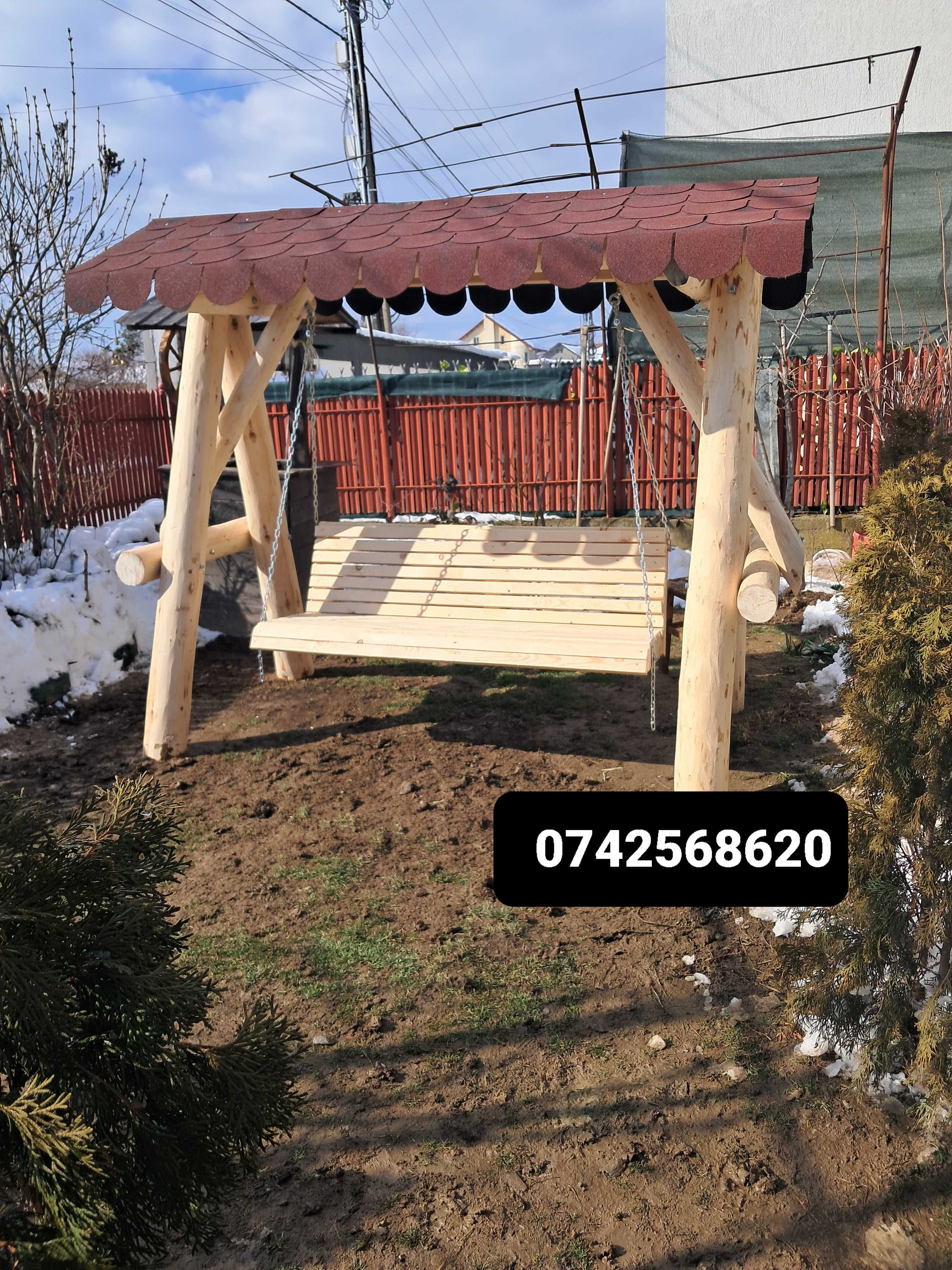 Vand leagane rustice de gradina la super preț