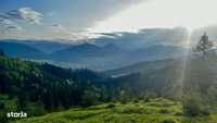 Teren retras pe munte, la soare, cu liniște și super view 360 grade