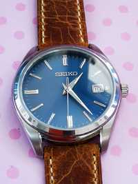 Нов Seiko SUR525P1 blue quartz classic watch