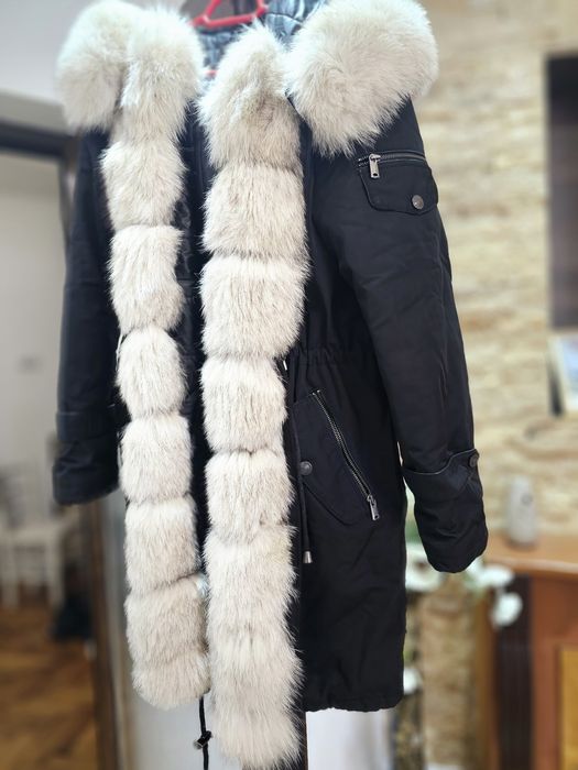 Vand geaca cu blana naturala