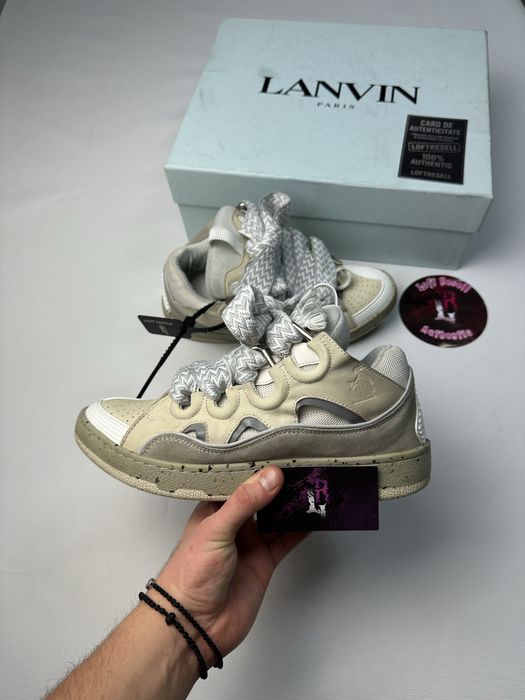 Lanvin curb grey size 41 fit 41-42