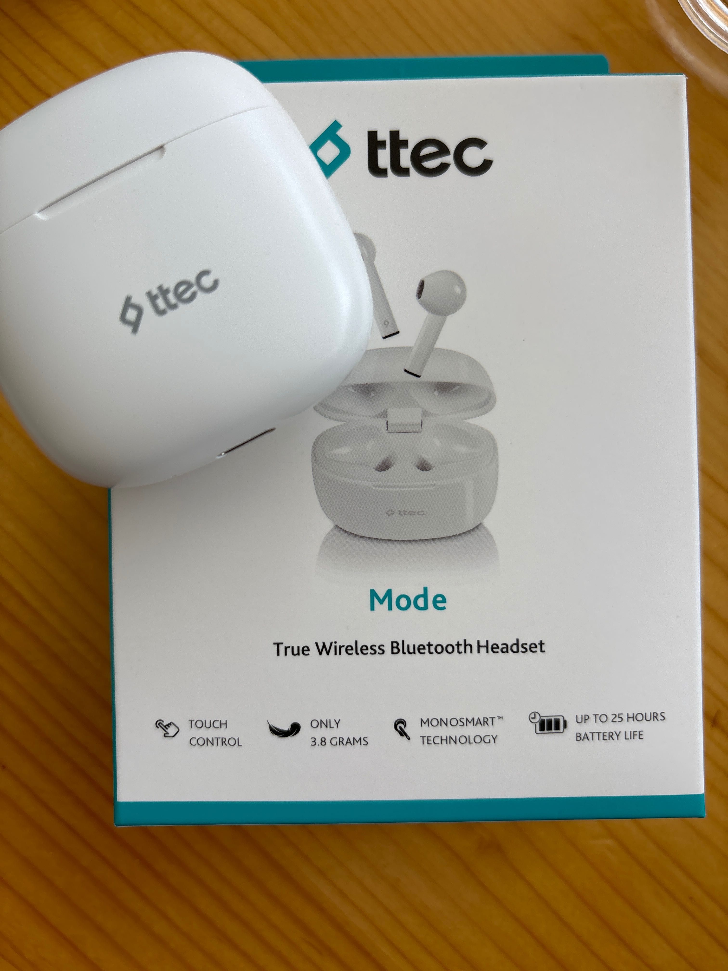 Bluetooth слушалки ttec Mode, TWS, Бели