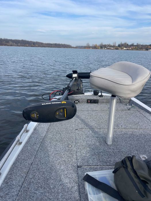 Barca spinning 385 motor honda 15cp 4T si Minkotta Powerdrive de 55Lb