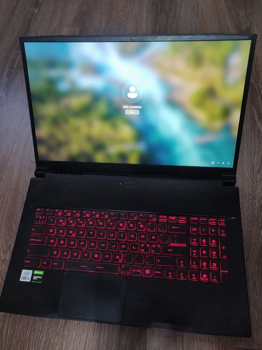 Laptop gaming msi gf75 thin gtx1650 i5 gen 10