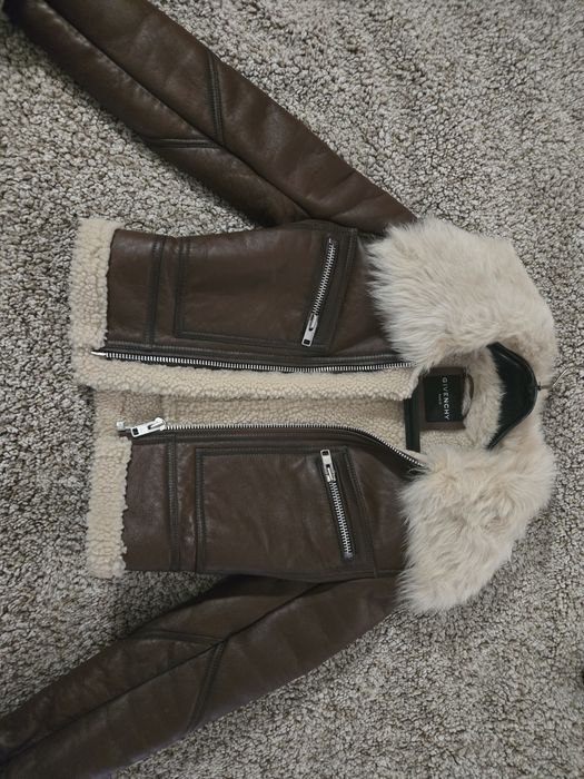 Зимно кожено яке естествена телешка кожа