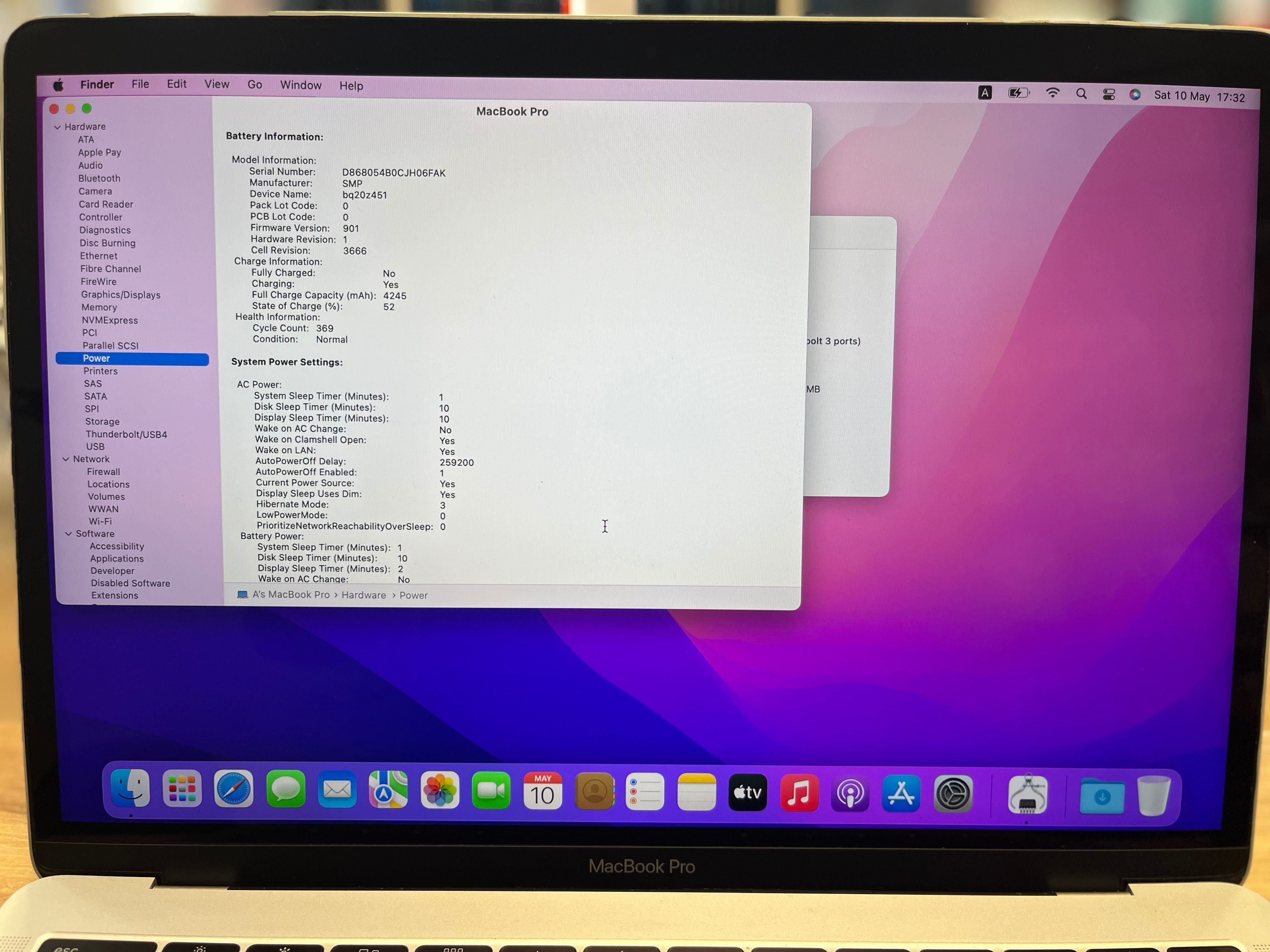MacBook Pro A1708 13инча 2017г 256gb