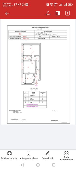 Vand apartament cu doua camere