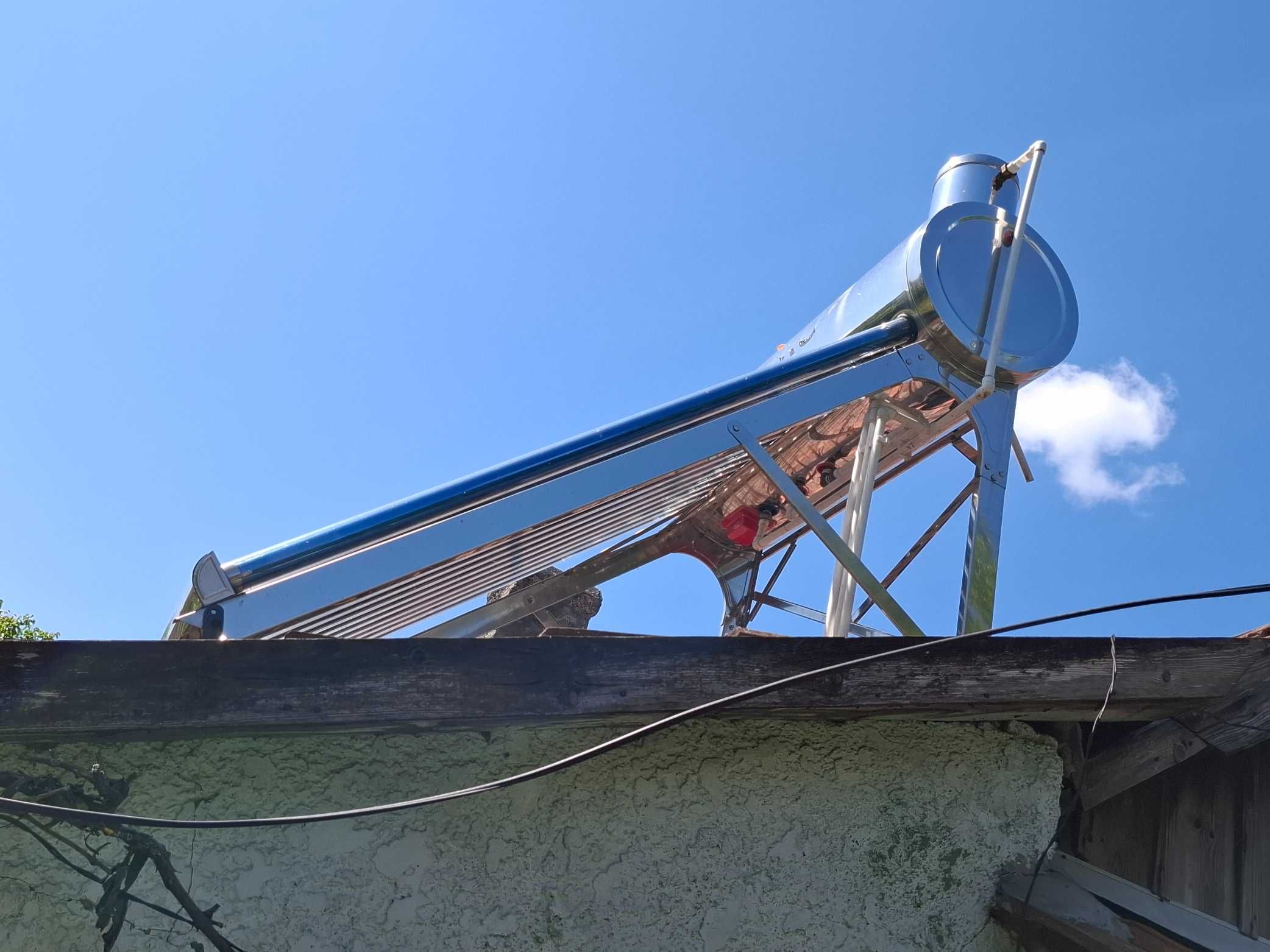 Panou solar presurizat apa calda inox 135L cu schimbator de caldura