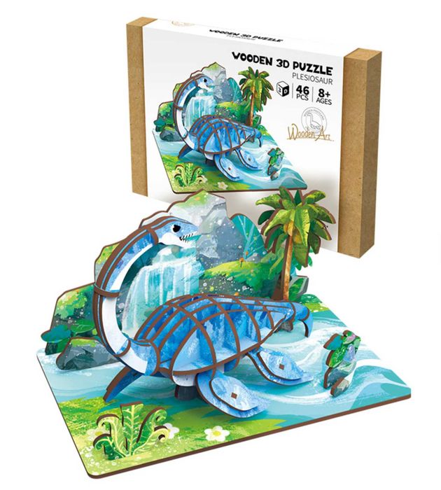 НОВО! Налични Нови Дървени 3D пъзел в 4 модела