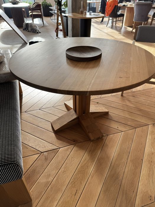 Masa rotunda stejar 120 cm