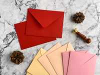 Цветные конверты, бумажные  ОПТОМ (для денег, пригласительных)