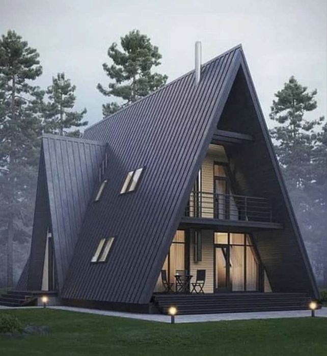 Vand cabane tip A frame