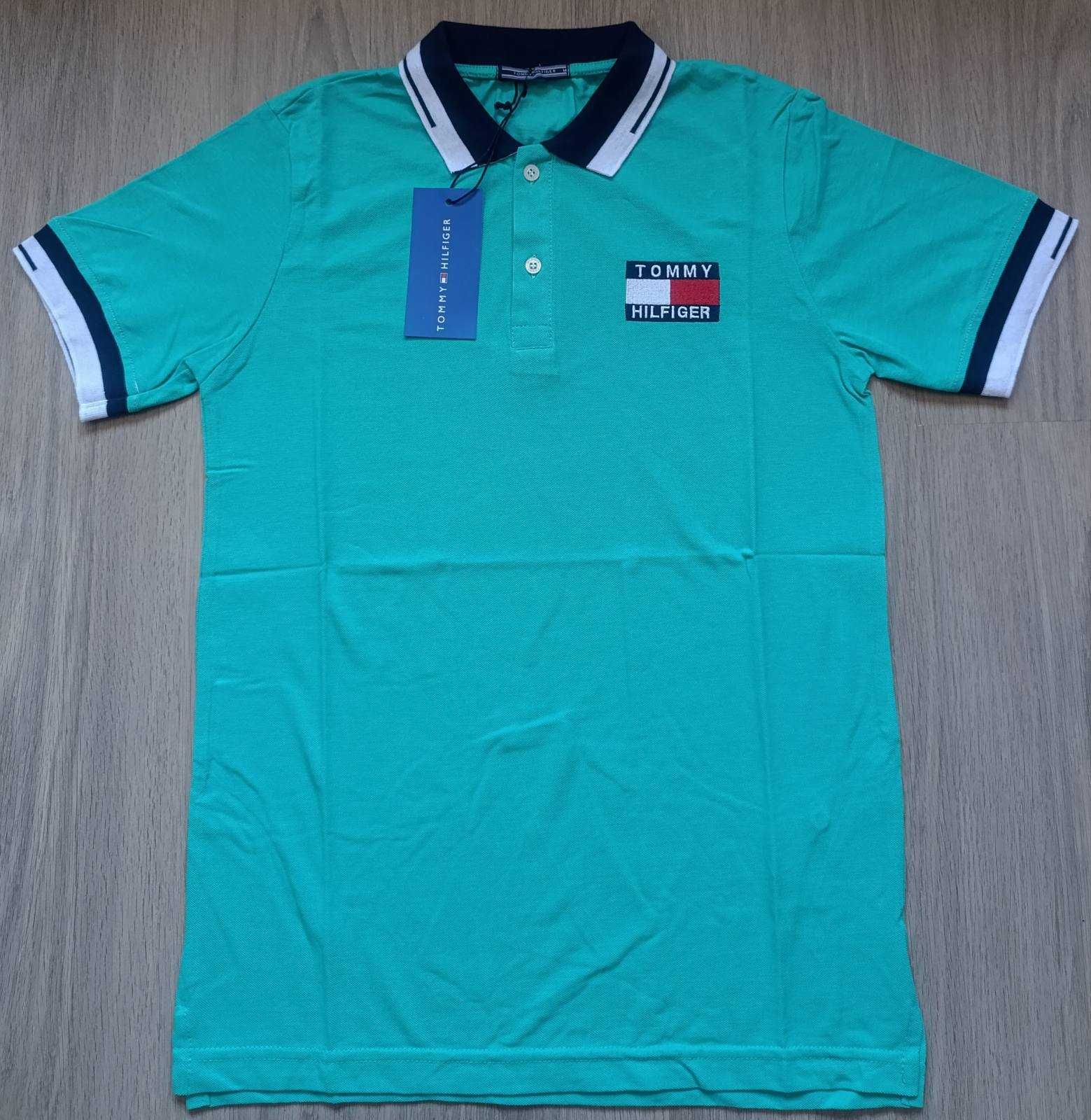 Мъжки тениски с яка Tommy