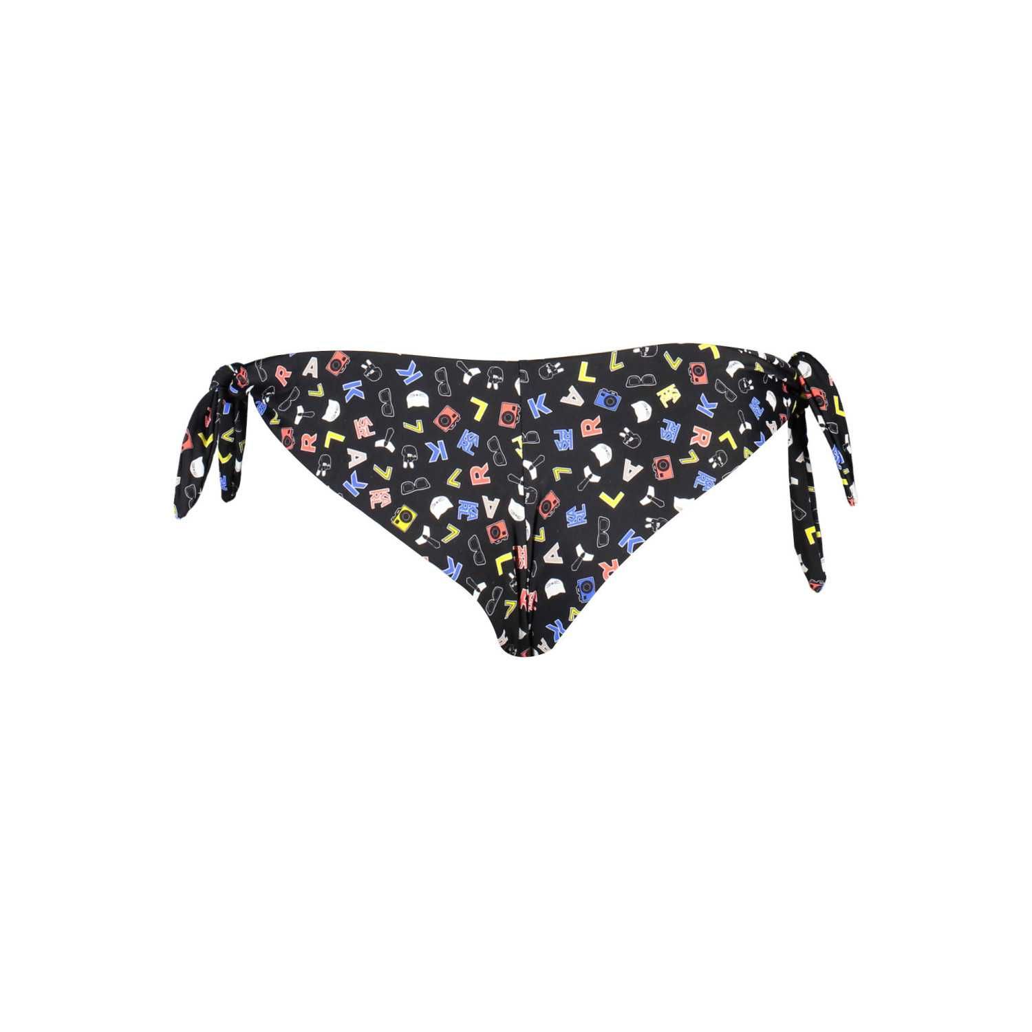 KARL LAGERFELD | Slip Costum de Baie cu imprimeu | Multicolor / Negru