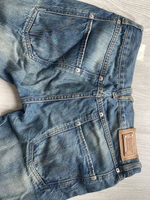 blugi boyfriend cu talie joasă Y2K Dolce& Gabbana de femei
