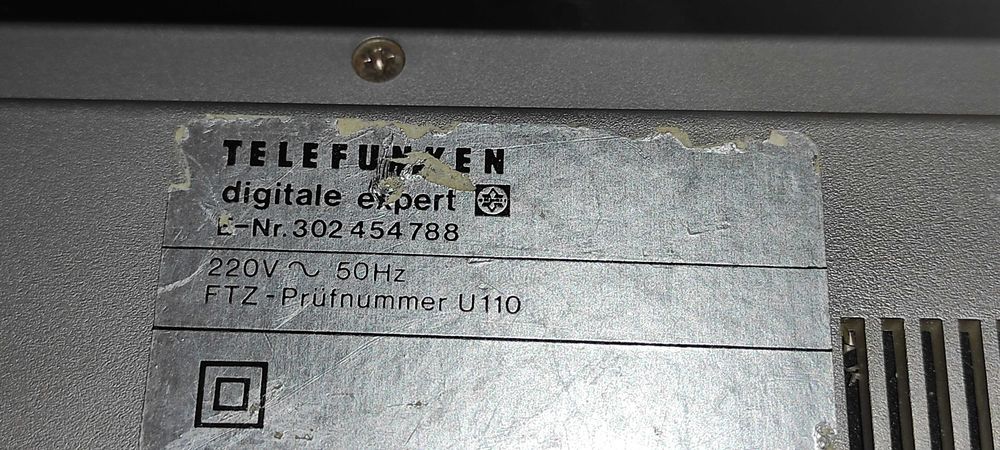 radio vintage telefunken digital expert