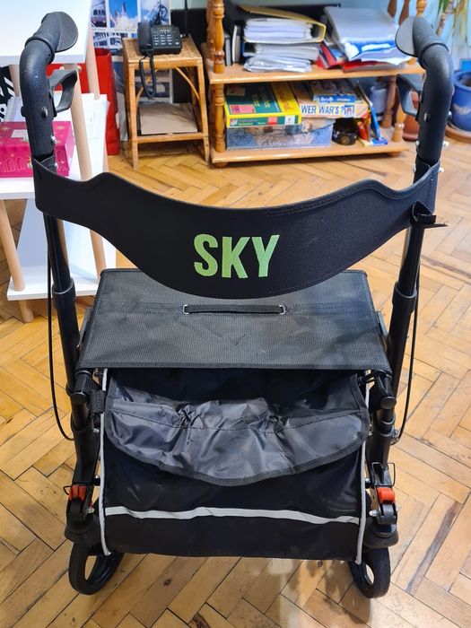 Ролатор sky проходилка алуминиев нов двойно сгъваем