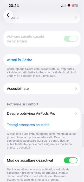 Airpods Pro3 Sigilate Noi