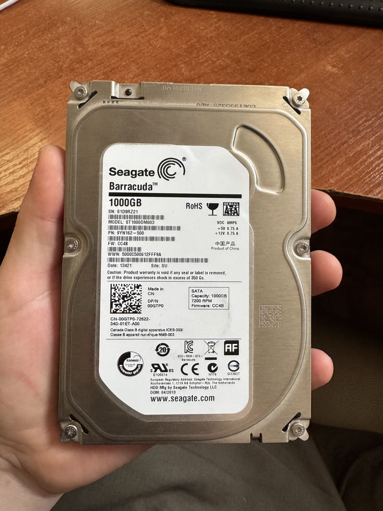 HDD 1TB / 2TB / 3TB / жесткий диск 1 тб / 2 тб / 3 тб