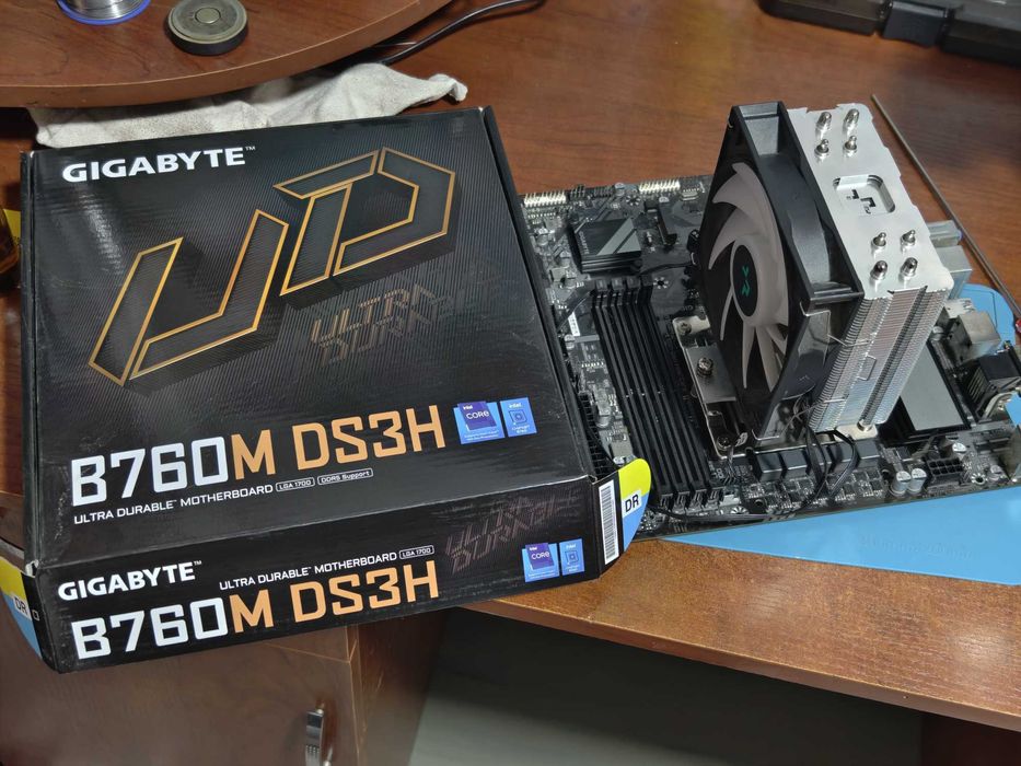 Игровой комплект i5-12400F + Gigabyte B760M DDR5 + Кулер DeepCool ARGB