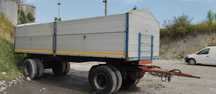Remorca auto agricultura cereale 22 tone basculabila 8 x 2.50 metri