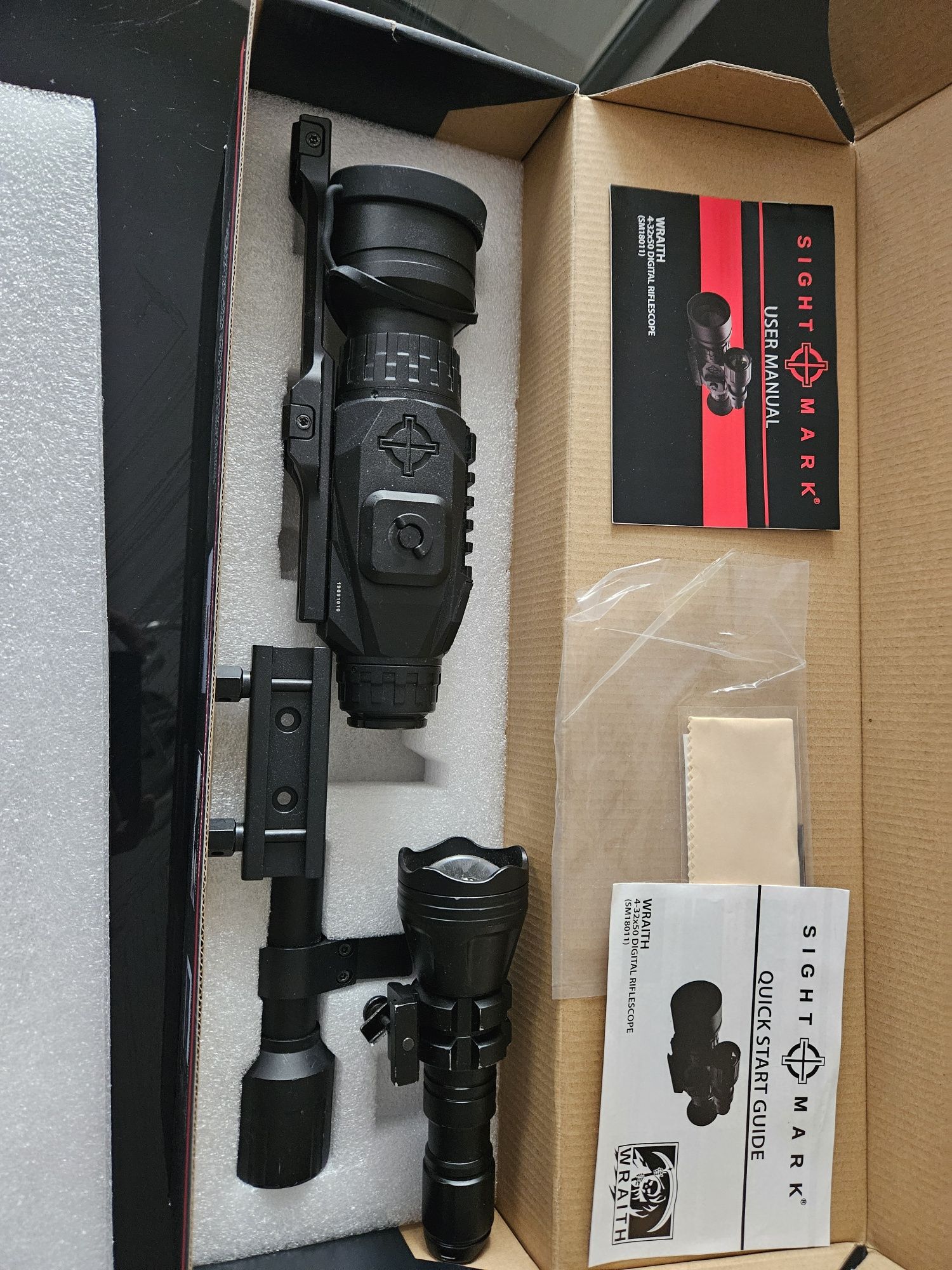 Цифров мерник Sightmark - Wraith HD 4-32x50
