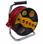 Prelungitor tambur 4 prize cadru metalic 20/ 30/ 40/ 50 m