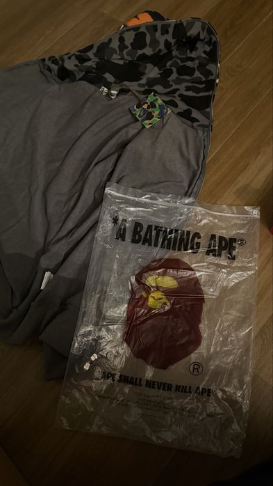 Bape black hoodie