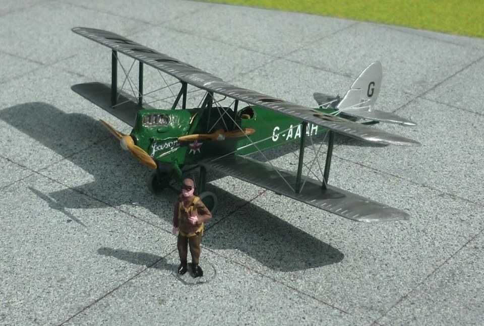 учебный макет сборная модель самолёта DH.60 Moth 1/72 FROG!!