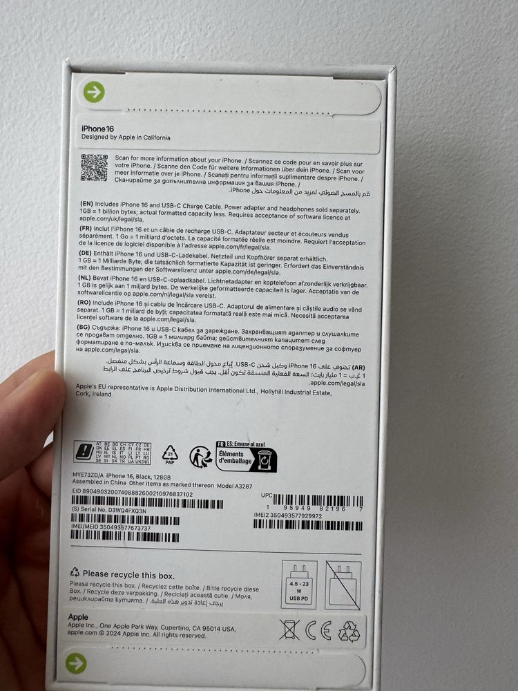 Iphone 16 5G 128GB
