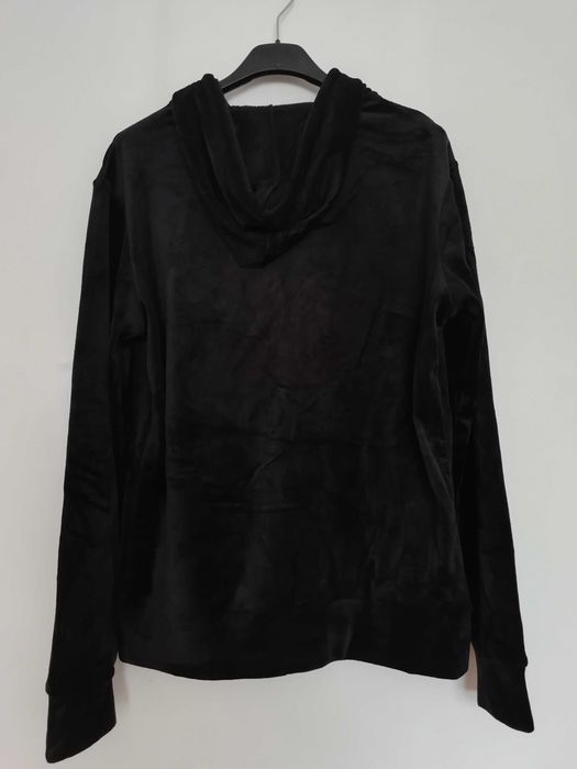 Нов дамски анцунг, черен, с качулка,  85% памук