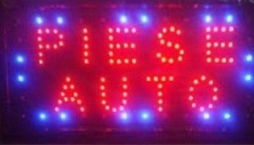Panou Publicitar Reclama LED Inchis Deschis Caffe magazin mixt un