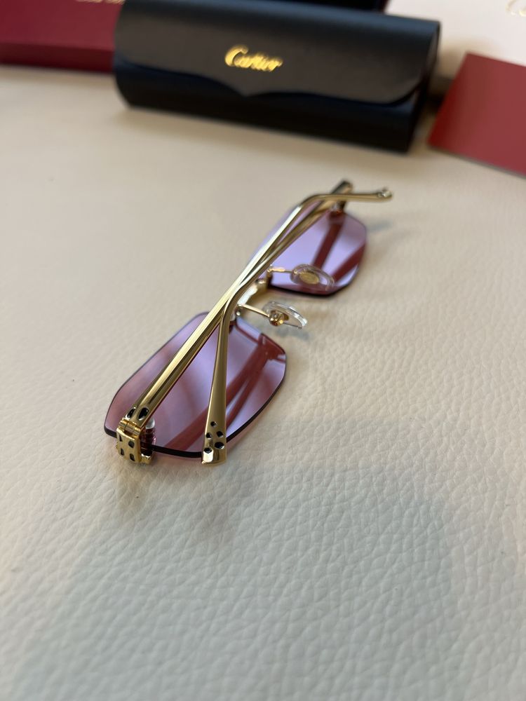 Cartier CT0474S ochelari de soare rimless inlocuire rame vedere