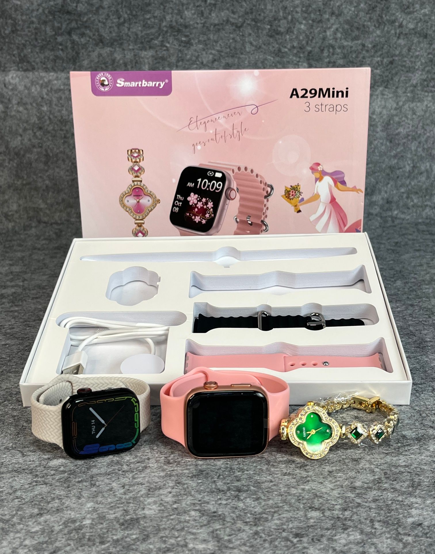 Smart watch смарт часов умные браслеты набор для девушек