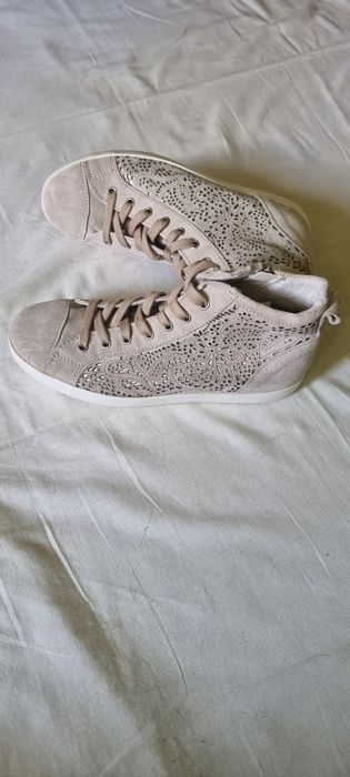 Sneakers dama Tamaris din piele naturala,noi