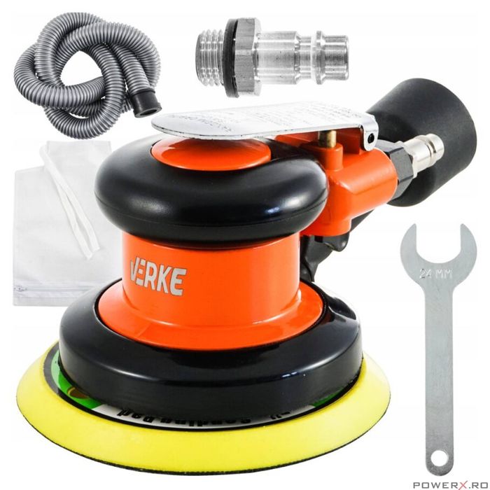 Masina de slefuit pneumatica, orbital, excentric, 125mm Verke