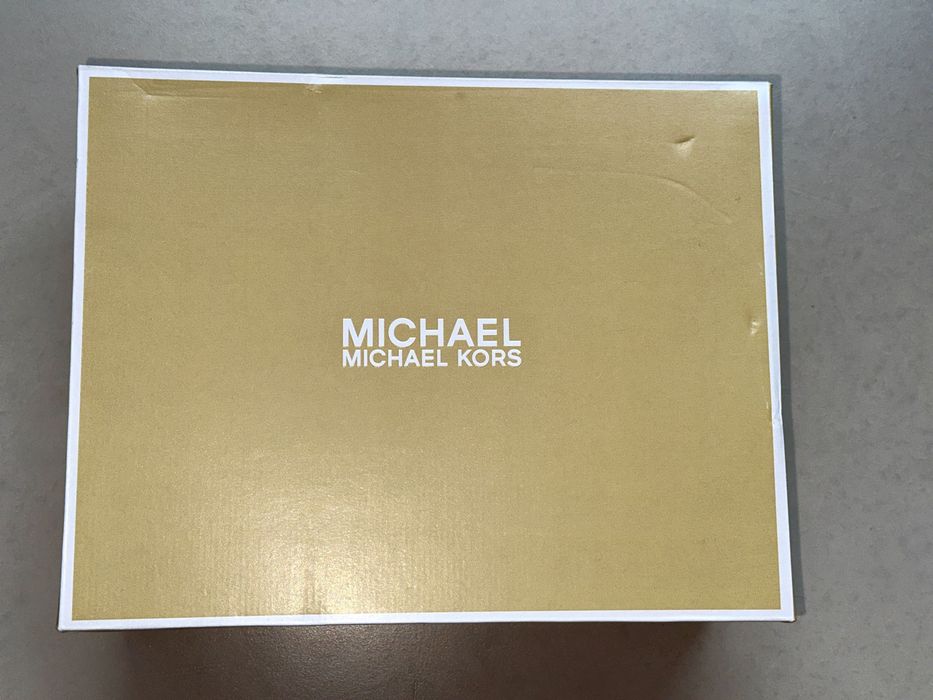 Кожени сандали Michael Kors, размер 40, цвят бежов