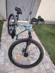 Bicicleta MTB mountainbike Velors Challange  gri cu design alb