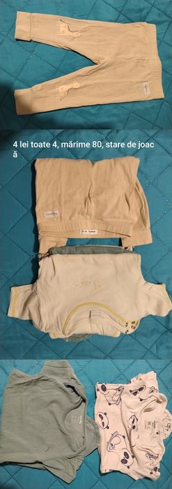 Haine bebe băiețel, mărimi 74- 80