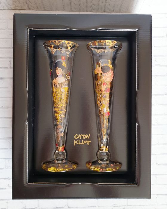 Подарочный набор бокалов / фужеров от Goebel Густав Климт