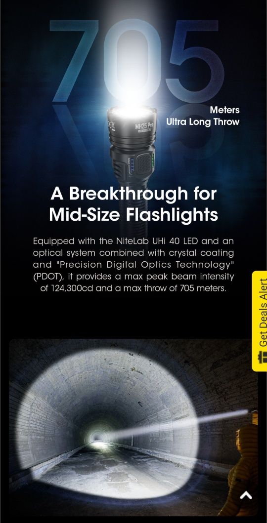 Мощни Фенери NITECORE MH12 PRO,  MH25 PRO