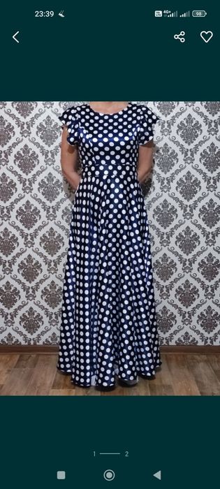 Платье новое цена 5000т.т.размер 48