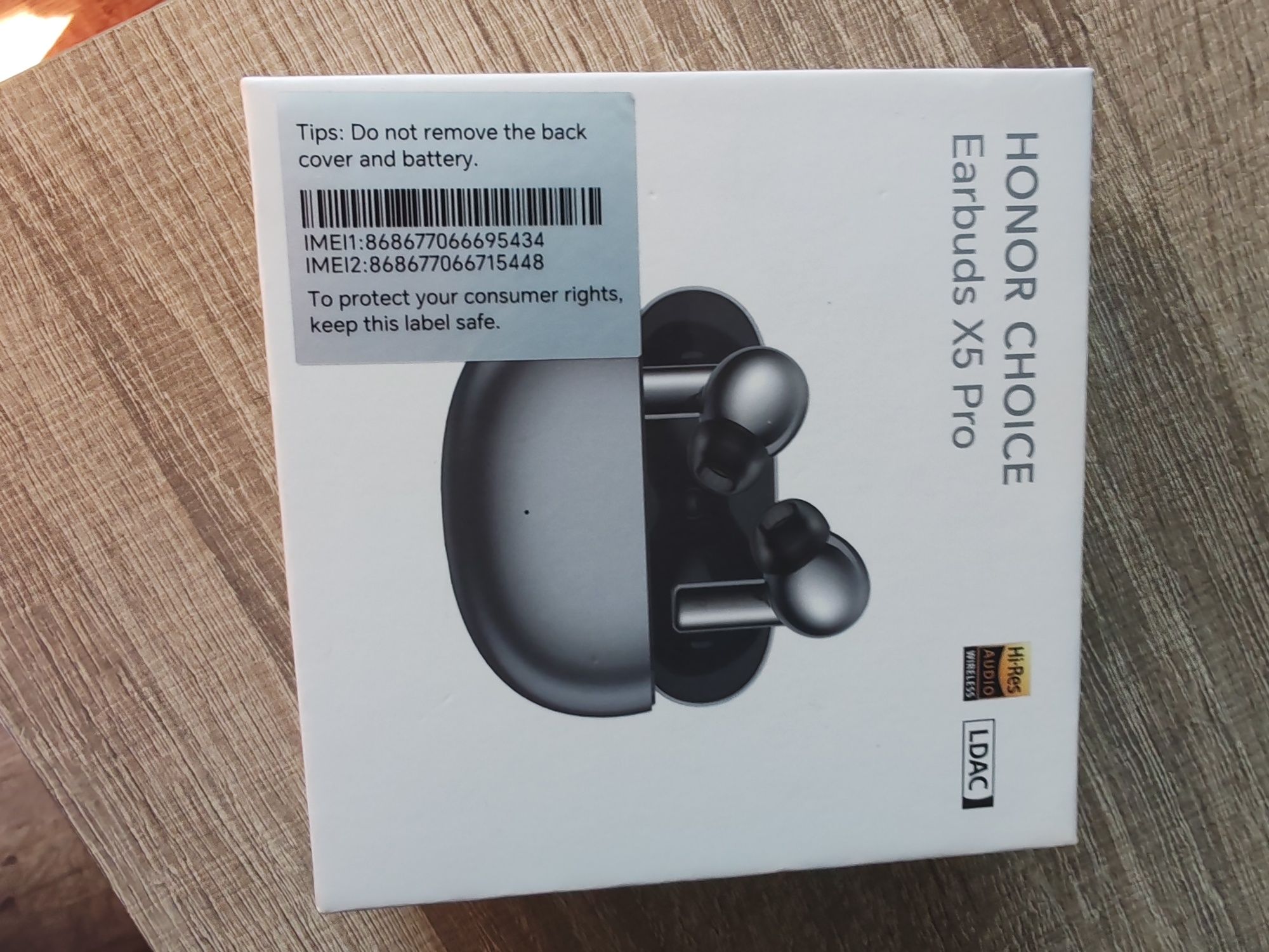 Слушалки HONOR CHOICE Earbuds X5 PRO металик зелено