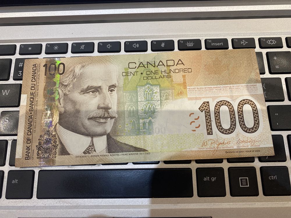 Bancnota 100 dolari Canada 2004
