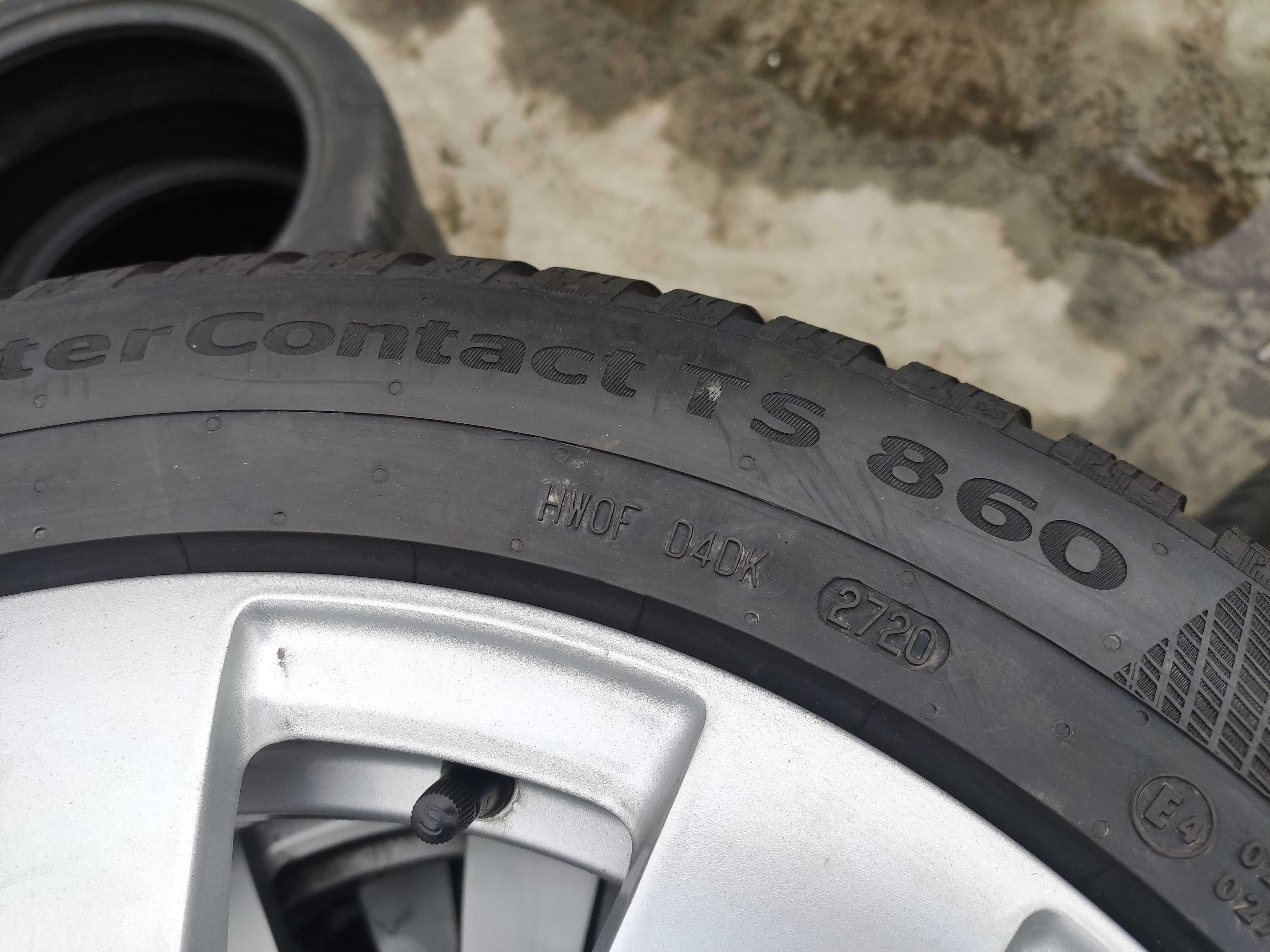 4бр Като нови зимни гуми 205 55 16 - Continental