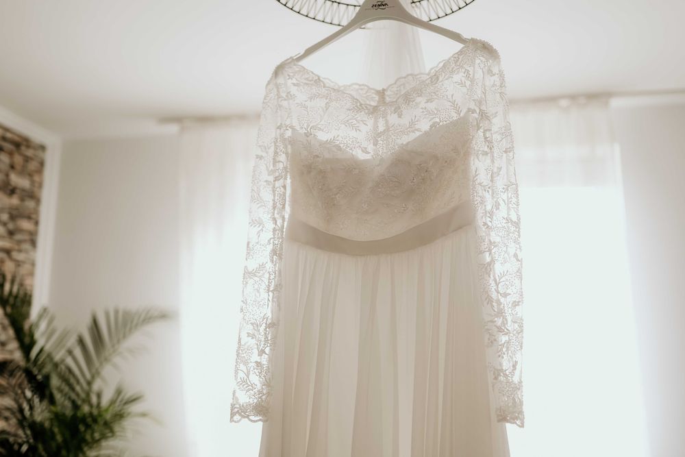 Rochie de mireasa Zenna + voal scurt