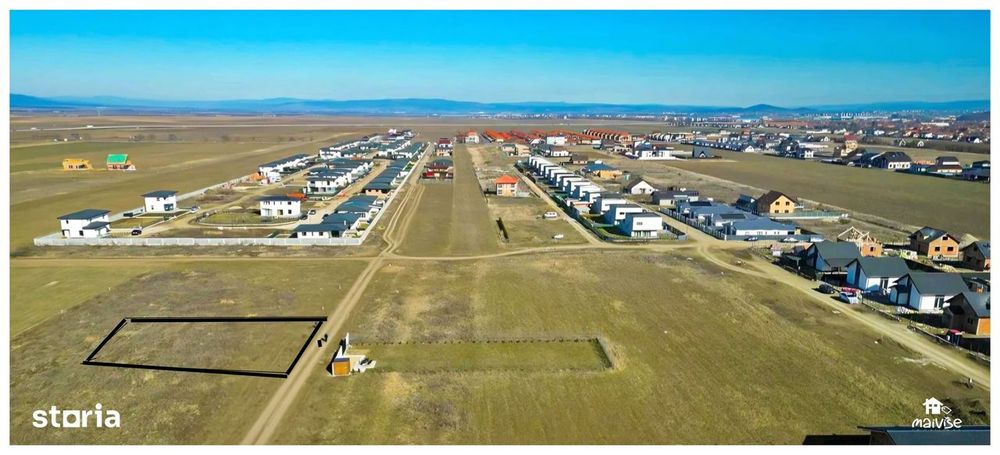 Parcela construibila-641mp/ vedere panoramica/pozitie avantajoasa- A3