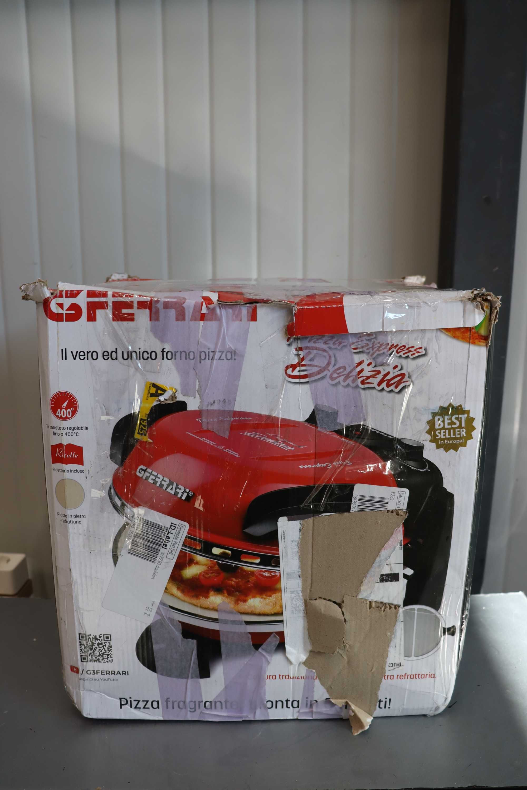 Фурна за пица G3Ferrari Delizia, Терморегулатор до 390°C