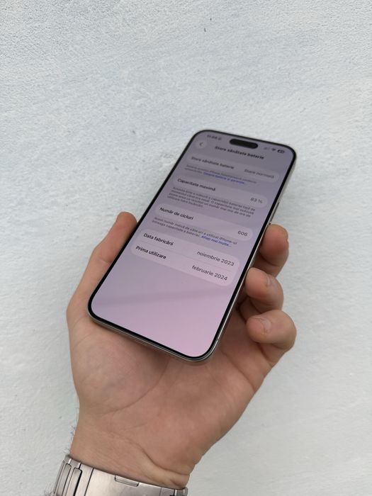 Schimb iphone 15 pro max