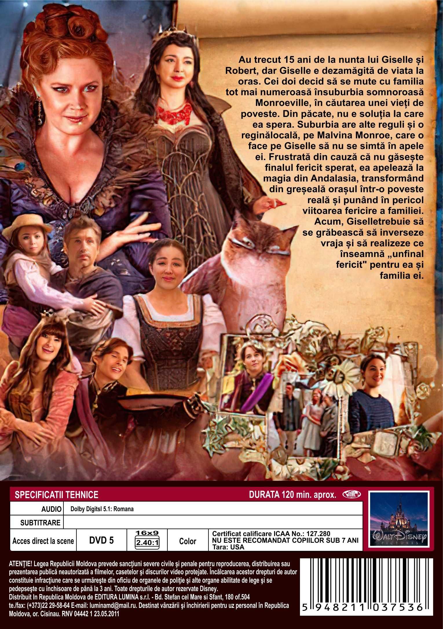 Disney Disenchanted / In Cautarea Magiei DVD dublat in romana